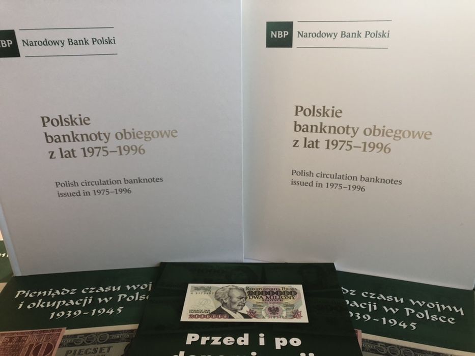 ALBUM - Polskie banknoty obiegowe z lat od 1975 do 1996