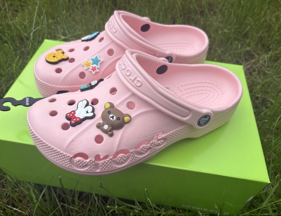Крокси жіночі Crocs Baya 39 джибітси в подарунок+ коробка