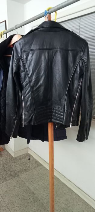 Casaco em pele unissexo XS