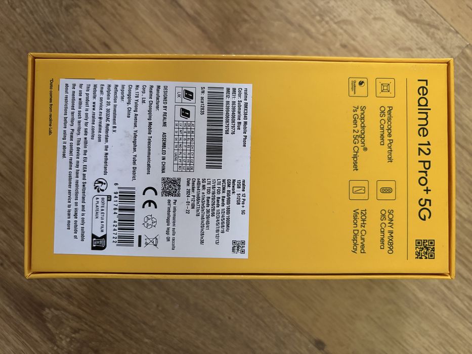 realme 12 pro+  5G, 512GB