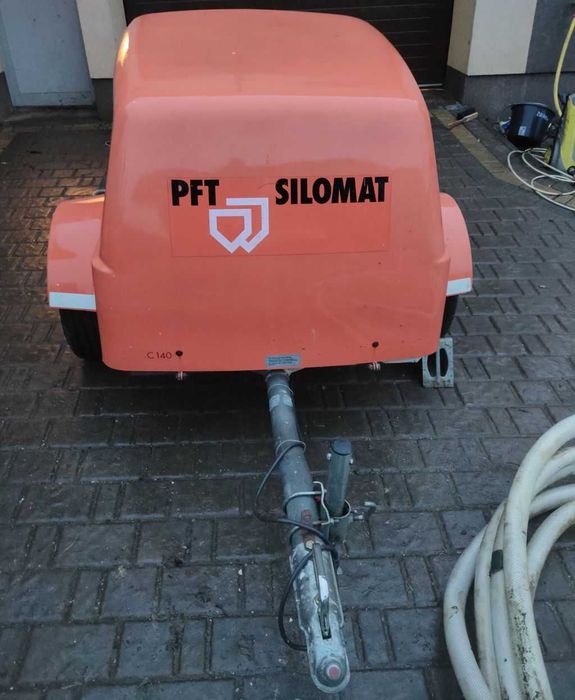 Silomat PFT c140  d140 c100 agregat C100 D140, przyczepa rejestracja