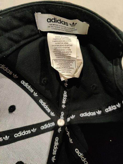 Adidas cap czapka z daszkiem oryginalna męska jak nowa czarna