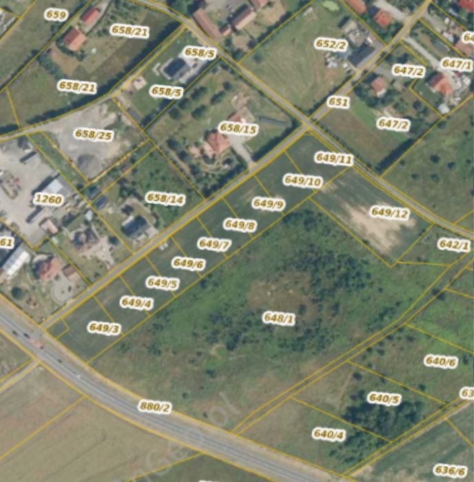 Dzialki budowlane w Pisarzowicach