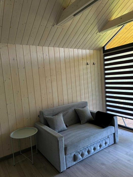 Міні-будинок 28 м2 з терасою. Ідеальне рішення для гір чи озера