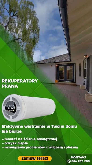 Rekuperacja Kielce | Montaż | Projekt | Wentylacja Mechaniczna | WANAS