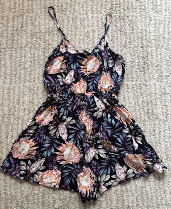 Kombinezon letni kwiatowy damski H&M, rozmiar 36