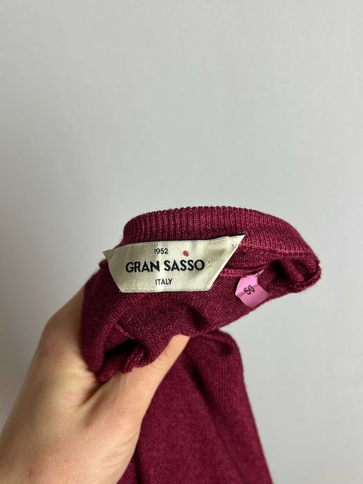 GRAN SASSO Lightweight Wool Jumper легкий светр, джемпер  вовни Гран Сассо Італія