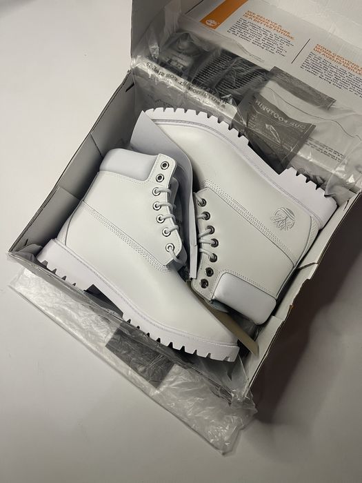 Timberland White 43 тимберленды белые
