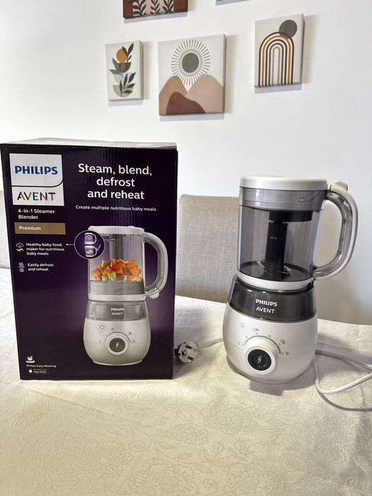 Philips Avent 4 em 1 Cozinha a Vapor e Liquidificadora para Bebé – Como Nova