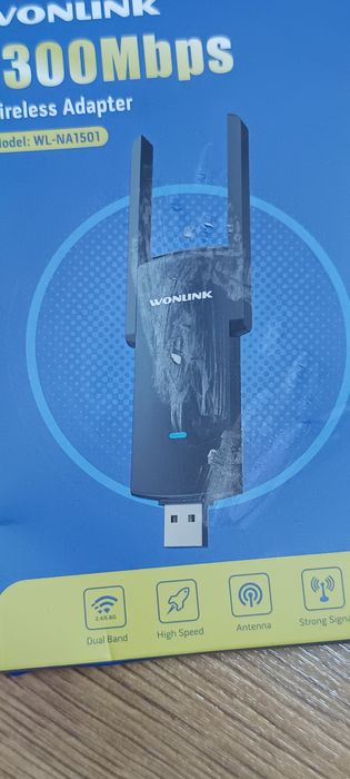 Karta Sieciowa Adapter Wi-Fi USB Wonlink 1300Mbps