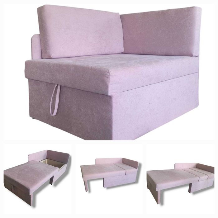 Narożnik dziecięcy Łóżko dla dziecka z pojemnikiem Sofa Kanapa narożna dziecięca KUBUŚ
