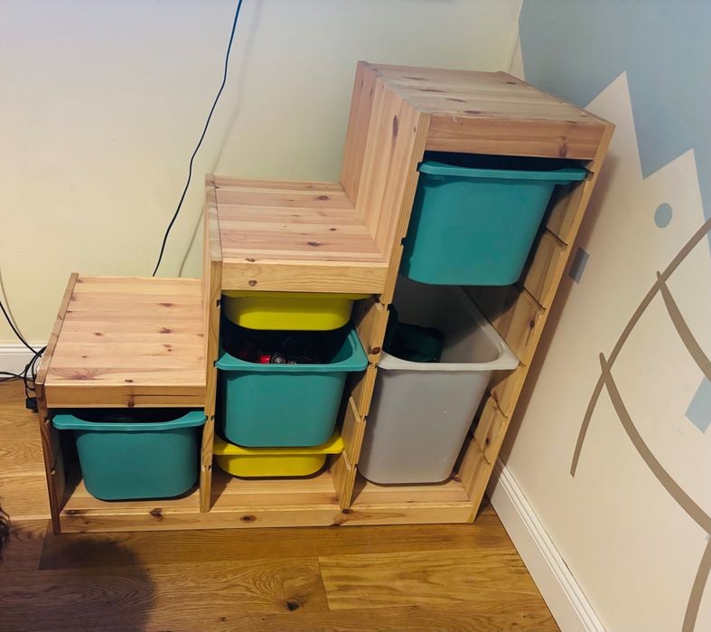 Regał drewniany Trofast Ikea