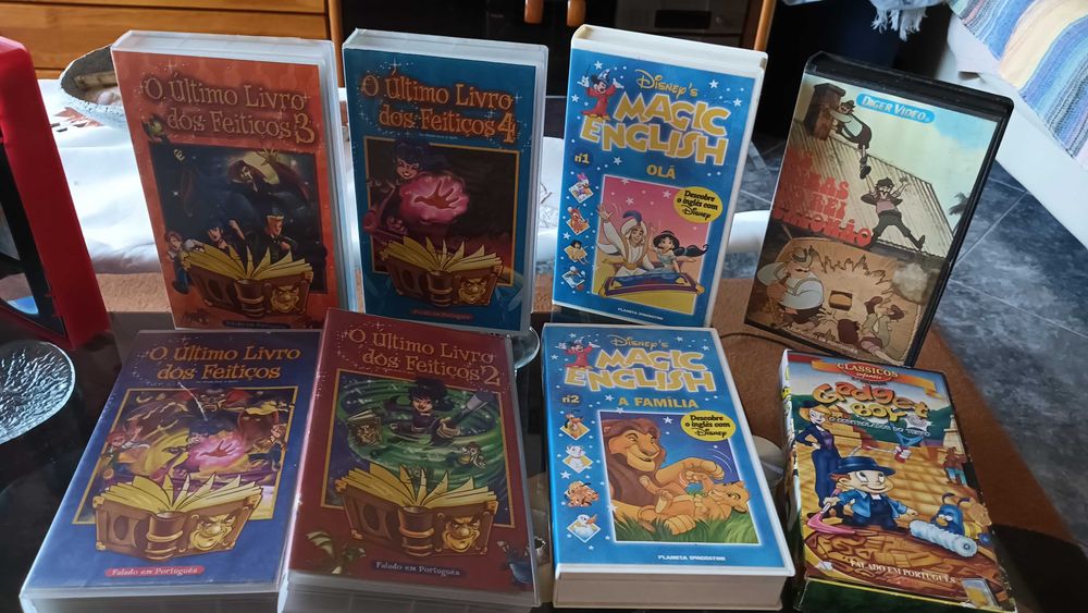 VHS's Filmes para crianças