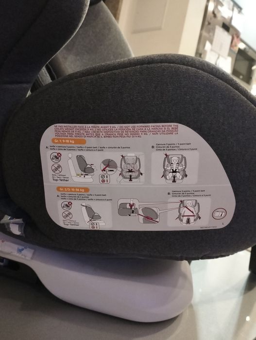 Cadeira automóvel para criança