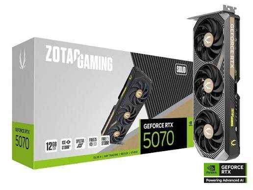 RTX 5070 12GB zotac solid oc