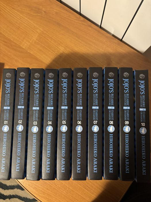 Jojo's bizarre adventure PART 3 Tom 1-10 TWARDA OPRAWA