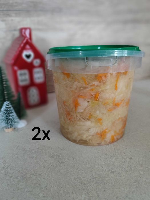 Biała kapusta kiszona z marchewką 2x1 kg