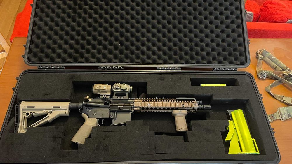 M4 GBBR Tokyo Marui MWS MK18 FULL UPGRADE – Kit Completo + Acessórios
