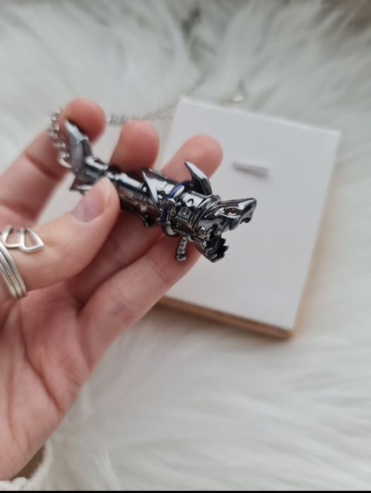 Fishbones Blaster naszyjnik Jinx League of Legends Arcane Riot