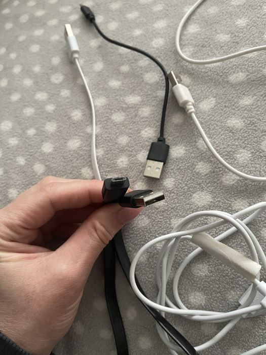 Kabel kabelek USB do microUSB 5 sztuk