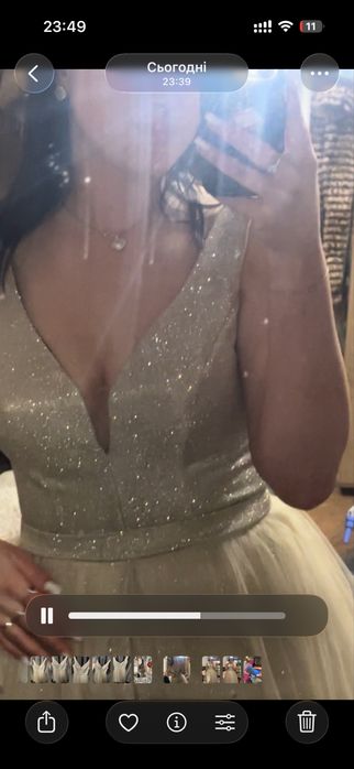 Платье/плаття / сукня ниже колена