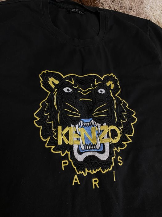 Футболка Kenzo Tiger (чорна)