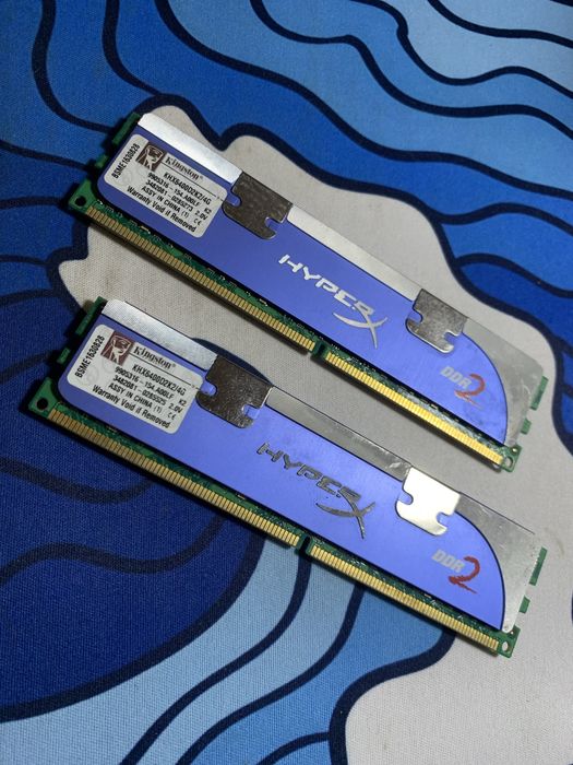 Оперативна пам'ять Kingston HyperX DDR 2 (KHX6400D2K2/4G) 2x4G
