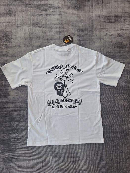 Футболка Bape x Chrome Hearts/ хром хардс/ хром хердс /Марсело бурлон / палмангелс/ палм ангелс/тигер /шорти / spreyground/ спрейграунда/ бейп /