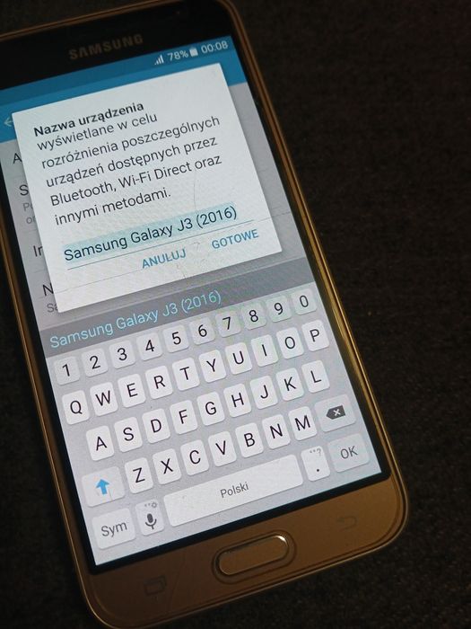Sprzedam Samsung galaxyJ3 z 2016