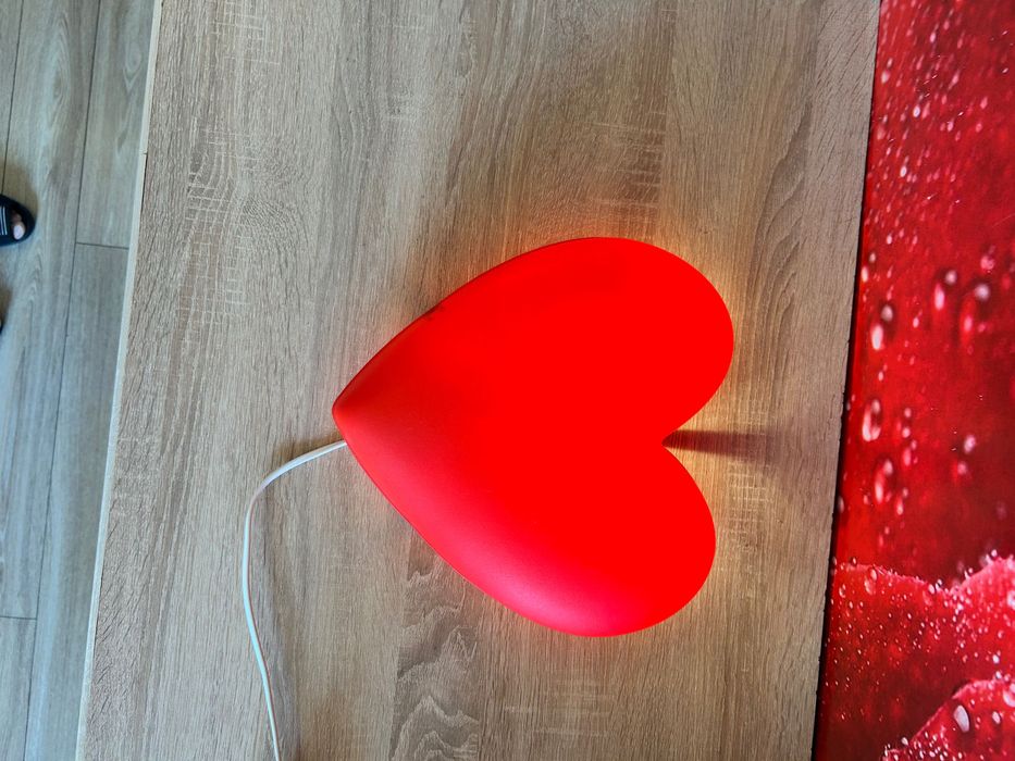 SERCE lampa na ścianę