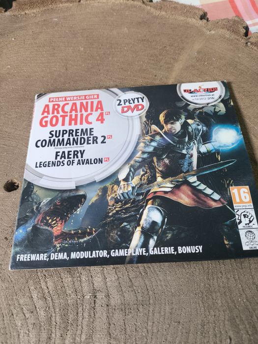 Gra komputerowa podwójna Arcana Gothic 4,Supreme Commander 2  ,Faery Legends of Avalon .