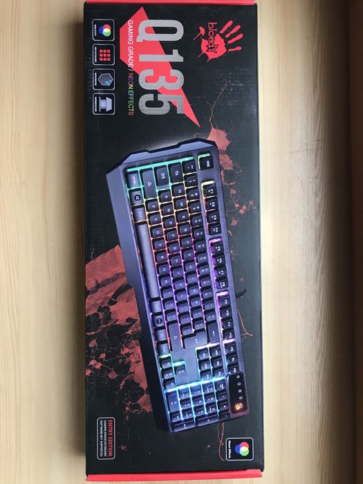 Клавіатура A4Tech Bloody Q135 Black USB