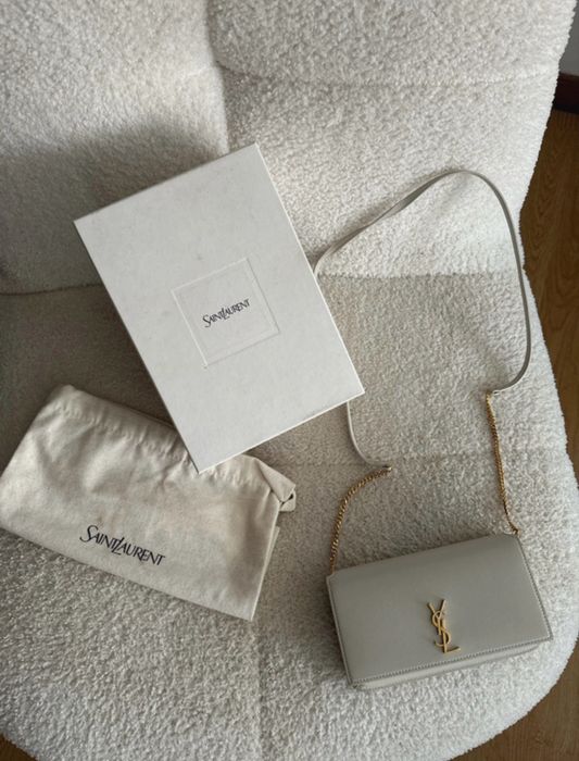 Bolsa  Saint Laurent em couro