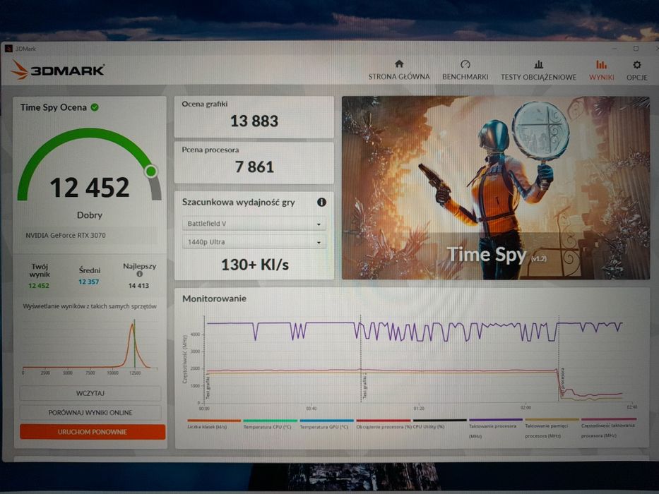 NVIDIA RTX 3070 AMD Ryzen 5 1Tb SSD 16Gb RAM Komputer PC Gamingowy