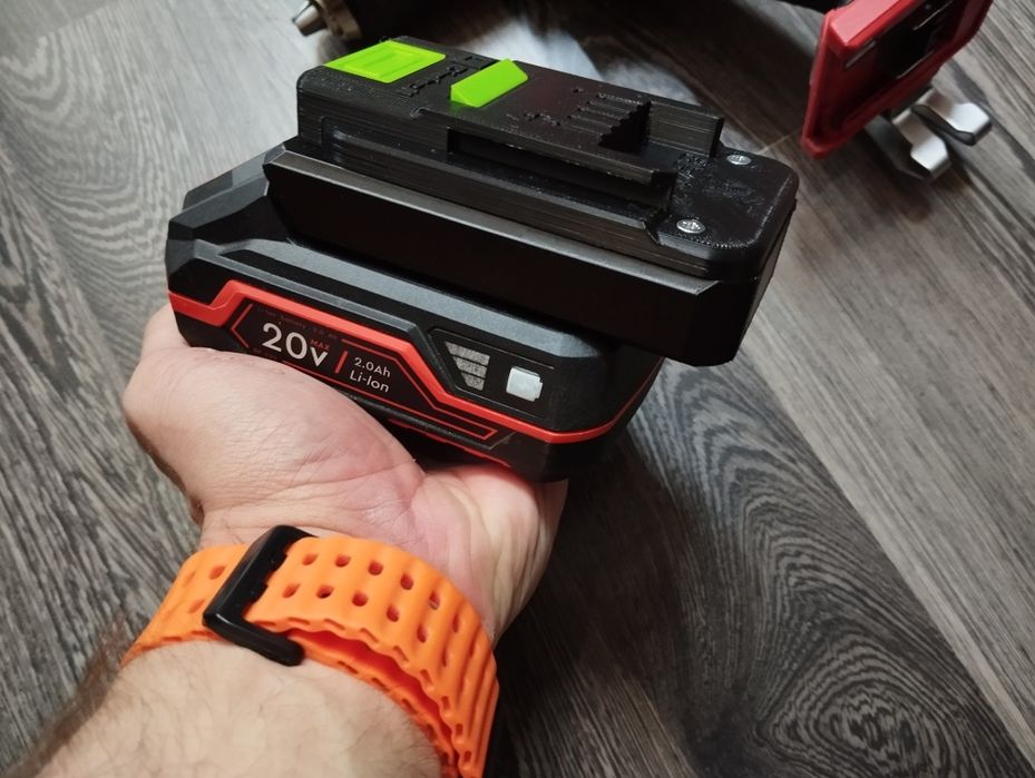 Адаптер перехідник акумулятор Dnipro-M на інструмент Einhell X-Change