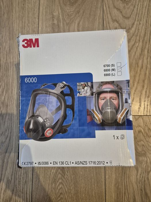 Maska pełnotwarzowa 3M , seria 6000