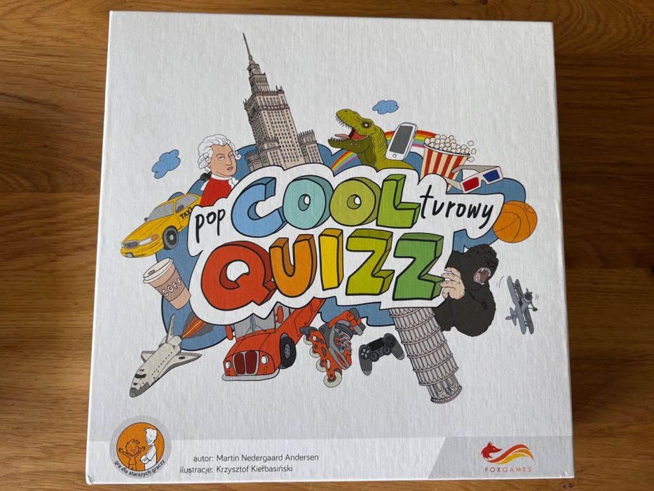 Popcoolturowy quizz gra planszowa jak nowa