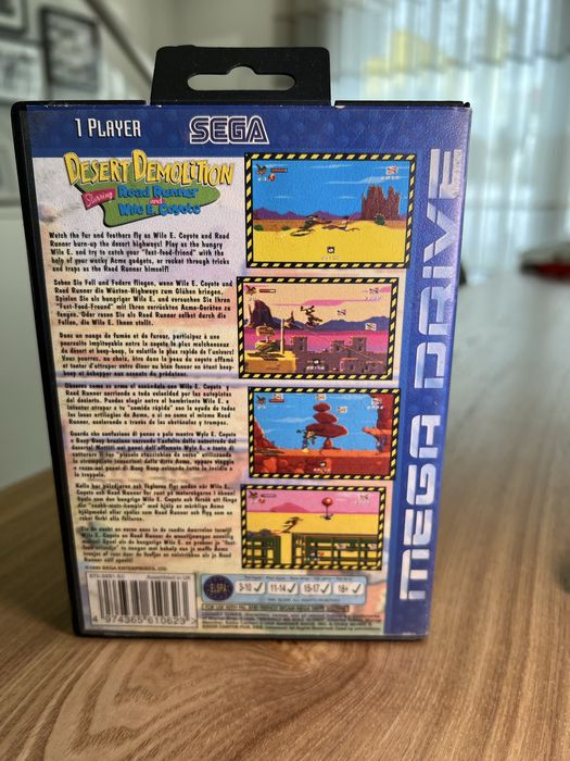 Jogo Looney Tunes Desert Demolition - Sega Mega Drive