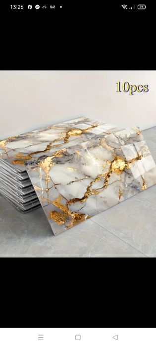 Панелі для швидкого ремонту 30 на 60 см.на клеючій основі.