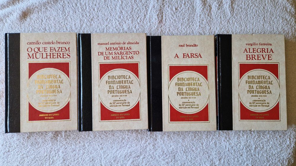 Conjunto 3 livros clássicos Literatura Portuguesa