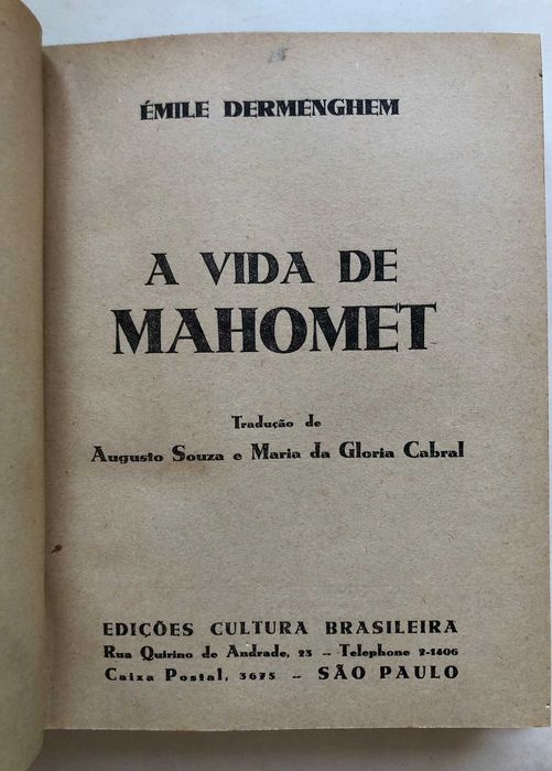 A Vida de Maohmet - Émile Dermenghen