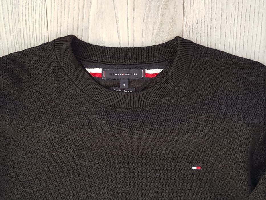Sweter jak nowy Tommy Hilfiger czarny, r. M