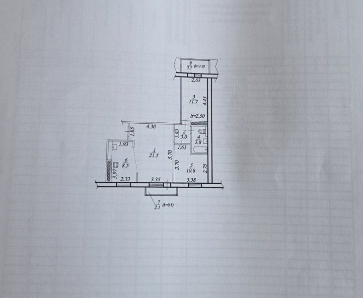 Продам 3-комн. квартиру. Современный ремонт. Левобережный -3.