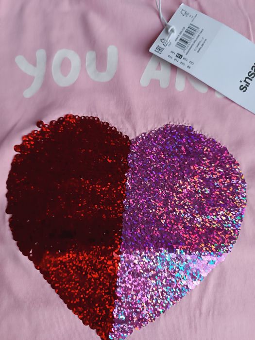 Nowa bluzka dziewczęca r.134 Sinsay