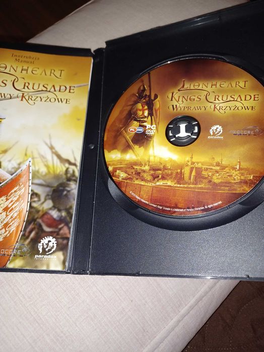 PC DVD-ROM  Lion Heart Kings' Crusade Wyprawy Krzyżowe ,polska wersja