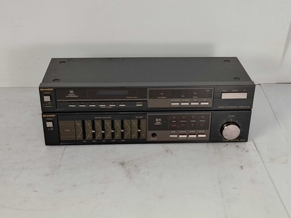 Wzmacniacz SM 32h bk 260W Sharp Equalizer Japan 4ohm tuner