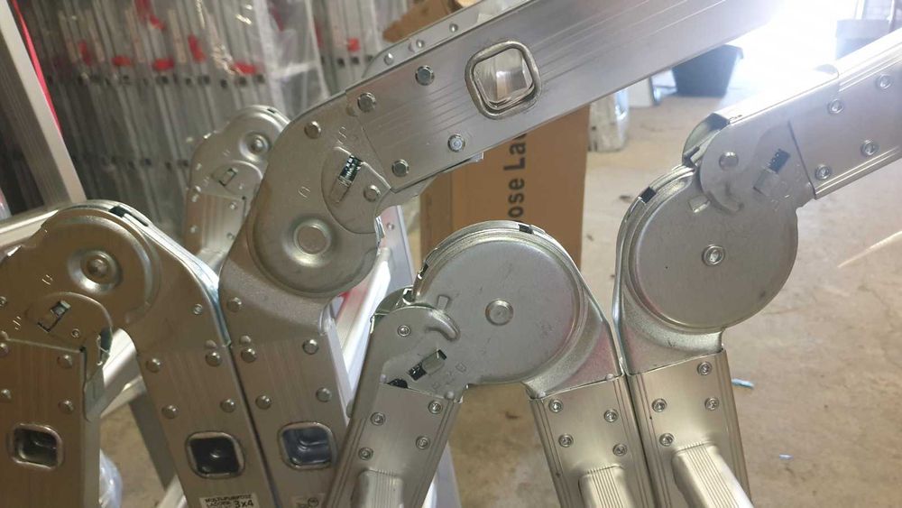 Драбина лестница трансформер 4x5 алюмінієва усиленный замок