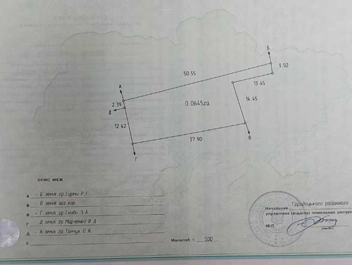 Продаж ділянки с. Конопниця садовий кооператив "Бірюза". 1 2 сот.