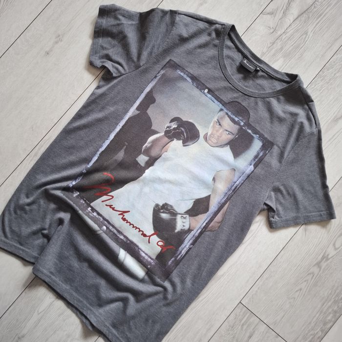 Koszulka Muhammad Ali t-shirt M bokserska sportowa boks sport szara