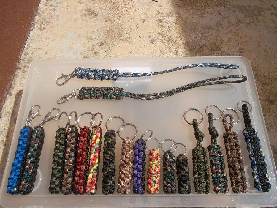 Porta-chaves em Paracord